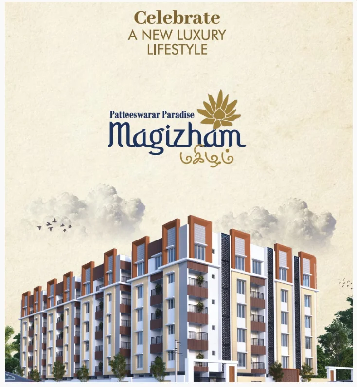 Apartment for Sale in Patteeswarar Paradise Magizham, Singanallur, Coimbatore