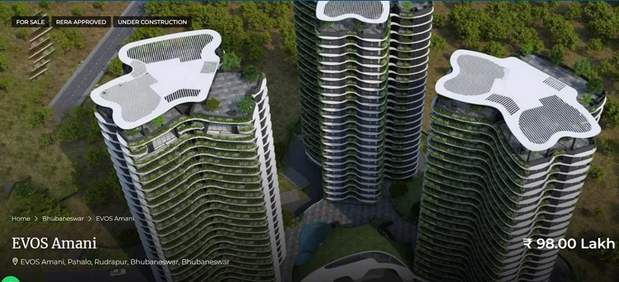 Apartment for Sale in Evos Amani, Chandaka, Bhubaneswar