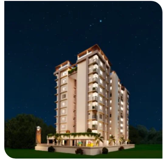 3 BHK Apartment for Sale in Hi Life Inspire, Ollukkara, Thrissur