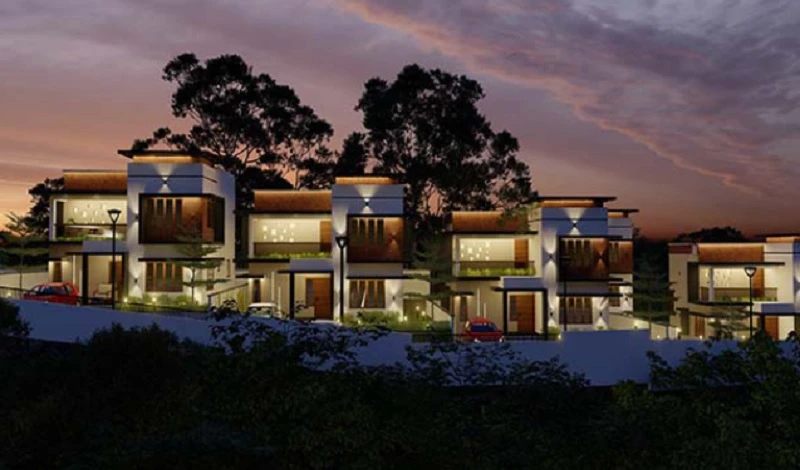 4 BHK Independent House/Villa for Sale in Adora Clouds, Olari, Thrissur