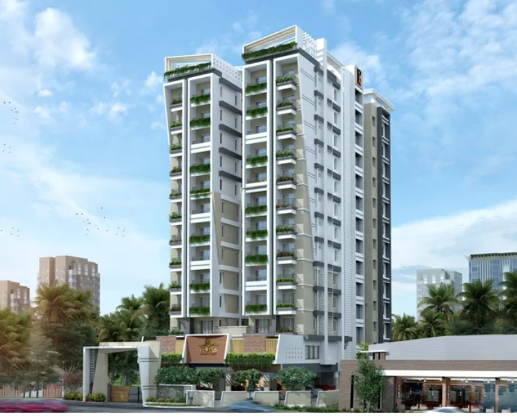 2 BHK Apartment for Sale in PB Tigris, Swaraj Round, Thrissur