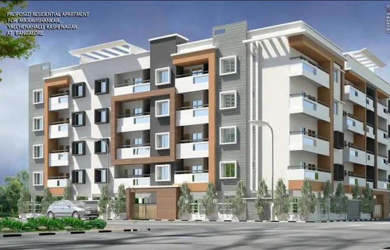 3 BHK Apartment for Sale in Shivaganga Melody , Kumaraswamy Layout, Bangalore