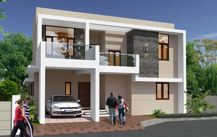 4 BHK Independent House/Villa for Sale in Vaidya Rose Garden, Pallimukku, Kollam