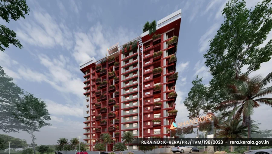 Apartment for Sale in Shanoor Skyvilla, Aakkulam   , Trivandrum