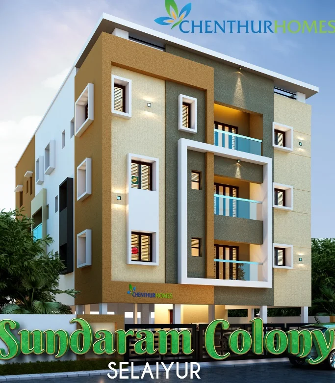 2 BHK Apartment for Sale in Chenthur Homes Sundaram Colony Selaiyur, Selaiyur, Chennai