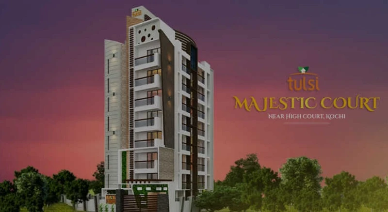 2 BHK Apartment for Sale in Tulsi Majestic Court, Kacheripady, Kochi