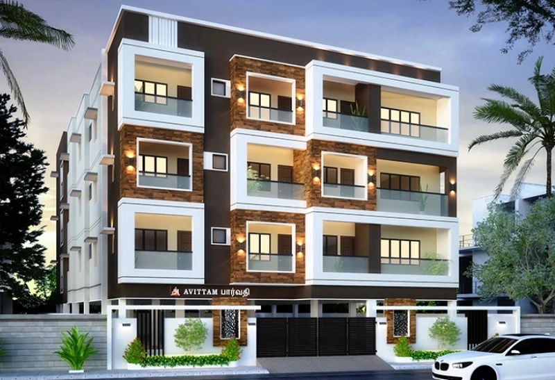 3 BHK Apartment for Sale in  Avittam Parvathy, Chromepet, Chennai