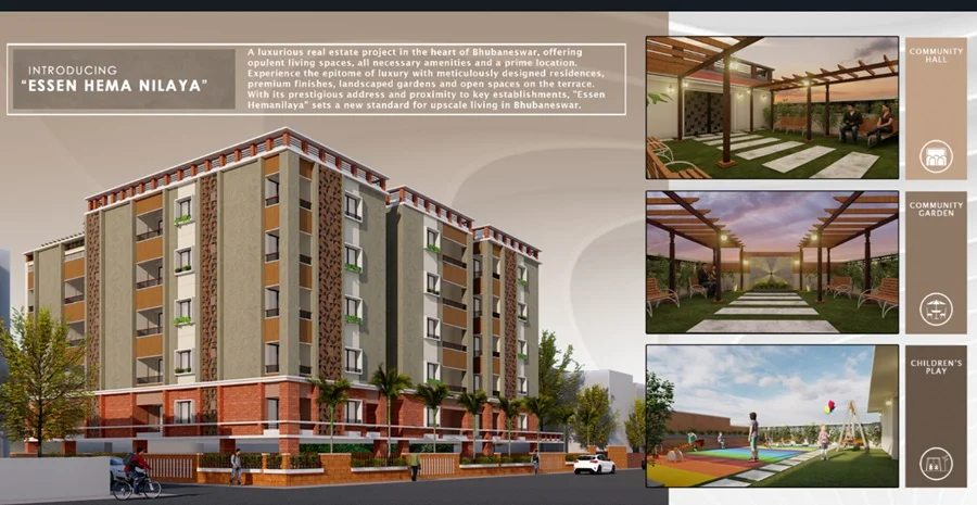 3 BHK Apartment for Sale in Essen Hema Nilaya, Laxmisagar, Bhubaneswar