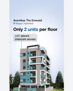 2 BHK Apartment for Sale in Avantikas The Emerald , Ameenpur , Hyderabad