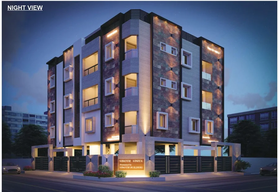 3 BHK Apartment for Sale in Vinoth Vinita, Saligramam, Chennai