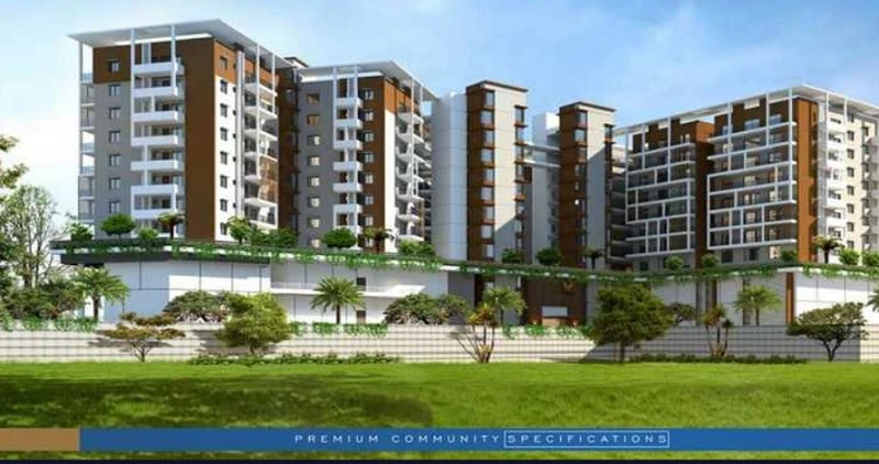 3 BHK Apartment for Sale in Giridhari Green Meridian, Amistapur, Hyderabad