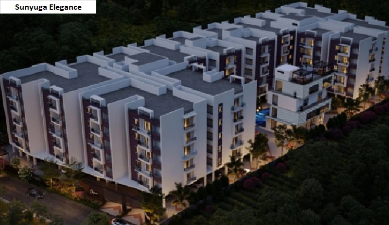 2 BHK Apartment for Sale in Sunyuga Elegance, Kompally , Hyderabad