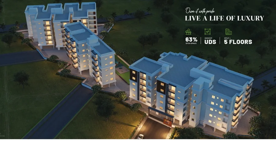 3 BHK Apartment for Sale in Annes Fortune Greenhomes Swan, Nizampet , Hyderabad
