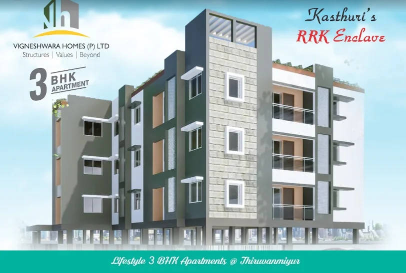 Apartment for Sale in Vigneshwara Kasthuris RRK Enclave, Thiruvanmiyur, Chennai