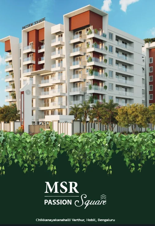 2.5 BHK Apartment for Sale in MSR Passion Square, Choodasandra, Bangalore