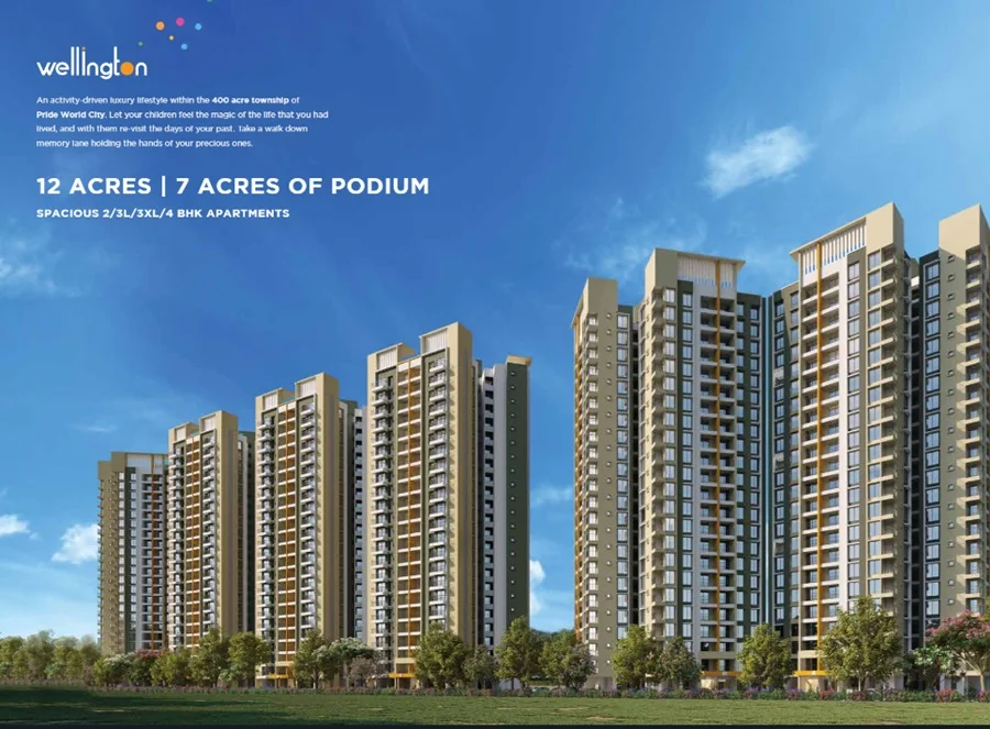 2 BHK Apartment for Sale in Pride Wellington, Charholi Budruk  , Pune