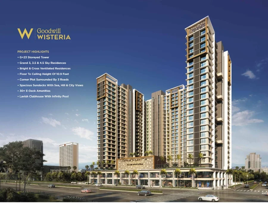 Apartment for Sale in Goodwill Wisteria, Vashi   , Navi Mumbai