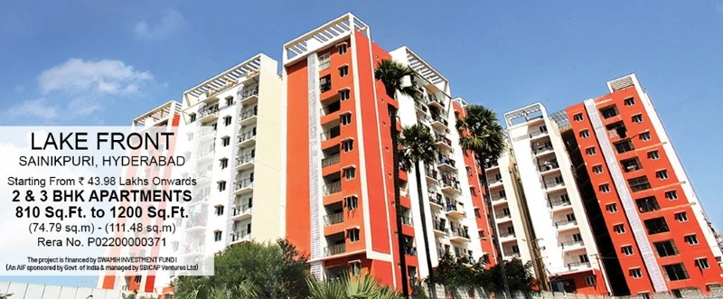 3 BHK Apartment for Sale in Janapriya Lake Front, Sainikpuri , Hyderabad