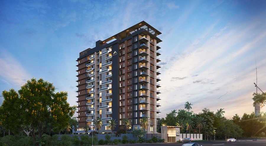 3 BHK Apartment for Sale in Favourite The Park View, Kazhakkoottam   , Trivandrum