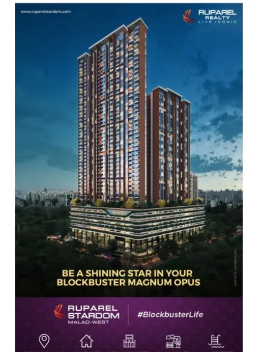 Apartment for Sale in Ruparel Stardom, Malad West   , Mumbai
