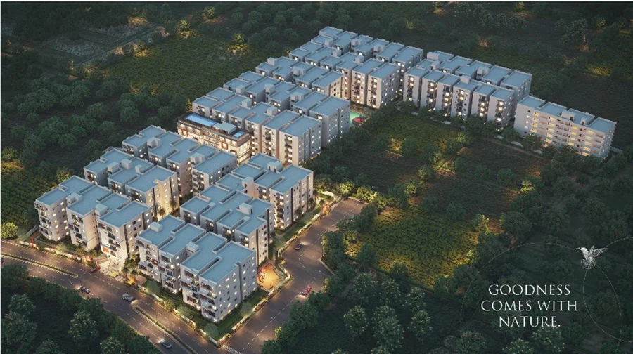 2 BHK Apartment for Sale in Fortune Greenhomes Sapphire , Tellapur, Hyderabad
