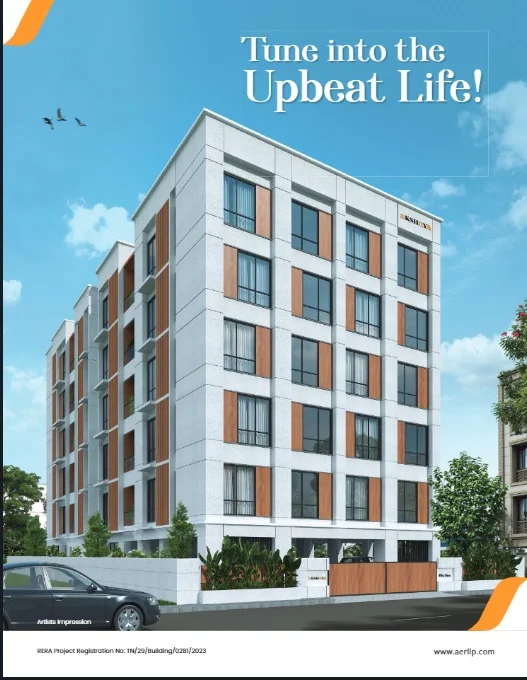 3 BHK Apartment for Sale in Akshaya Rhythm, Perungudi, Chennai