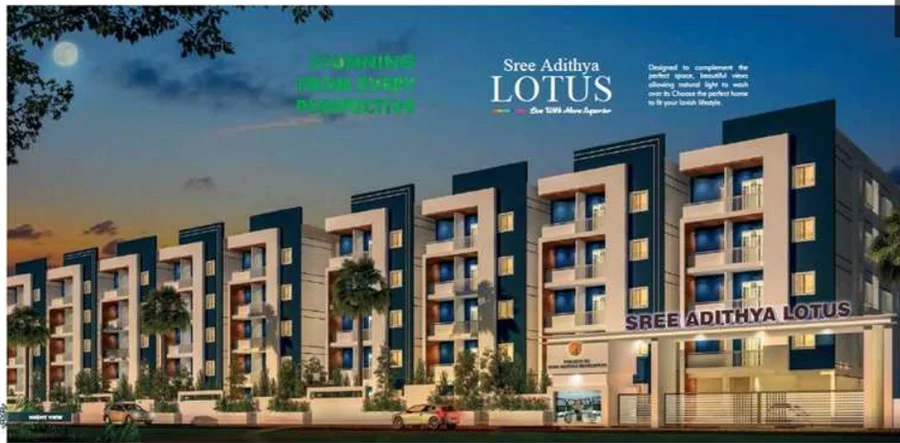 2 BHK Apartment for Sale in Sree Adithya Lotus Park, KR Puram, Bangalore