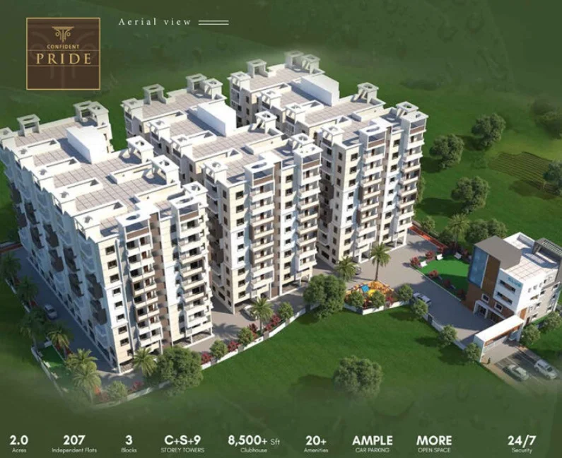 3 BHK Apartment for Sale in Confident Pride, Chandanagar, Hyderabad