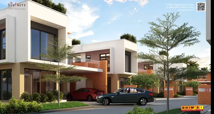 3 BHK Independent House/Villa for Sale in Urbanscape Divinity Villas, Pothencode   , Trivandrum