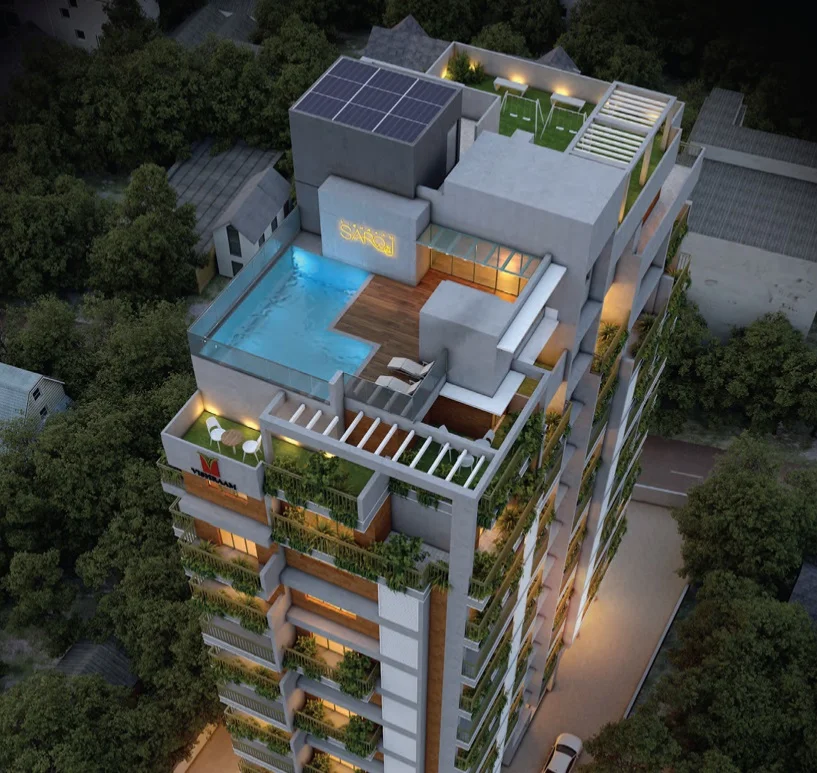 2 BHK Apartment for Sale in Vishraam Saroj, Naikkanal   , Thrissur